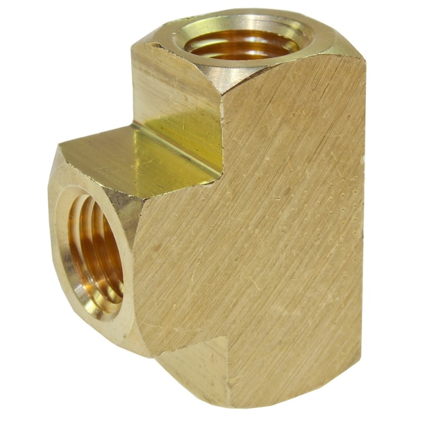 Tee 1/2" FPT Brass Pipe Fitting